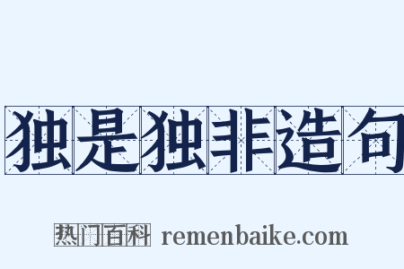 独是独非造句是什么意思的图片
